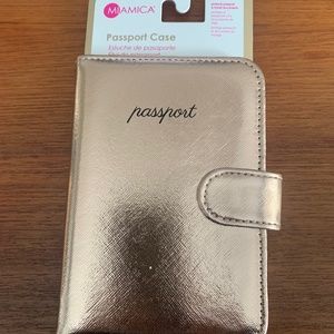 Miamica Pink passport case with wallet section